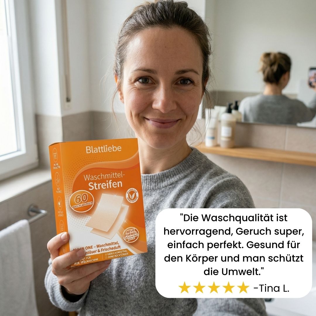 Pflanzliche Waschmittel-Streifen