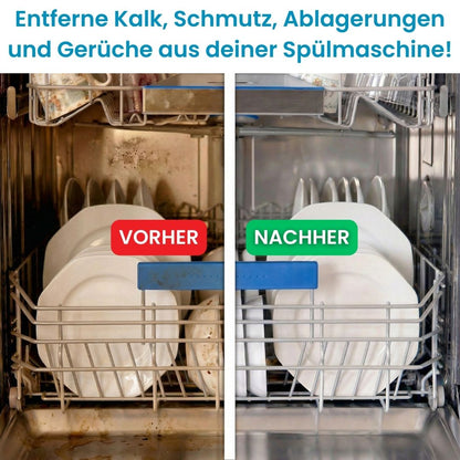 Umweltfreundliche Spülmaschinen-Reiniger