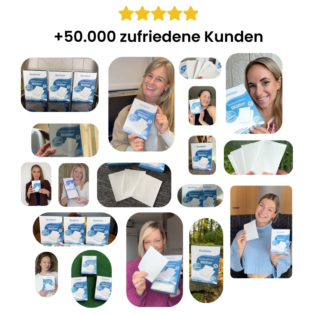 Natürliche All-in-One Spülmaschinen Blätter